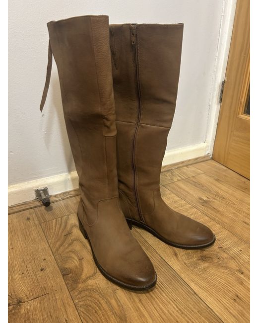 Steve Madden Tan Knee High Boots 6 Da Women Di Colore Marrone