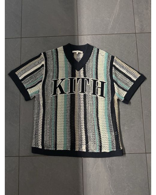Kith   Spencer Crochet Jersey Mykonos Small Brand New