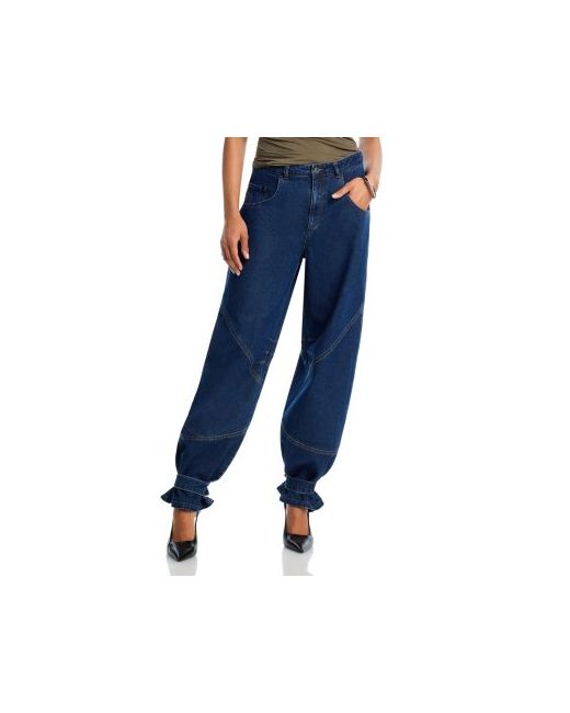 Steve Madden Tre High Rise Jeans Da Women Di Colore Blu