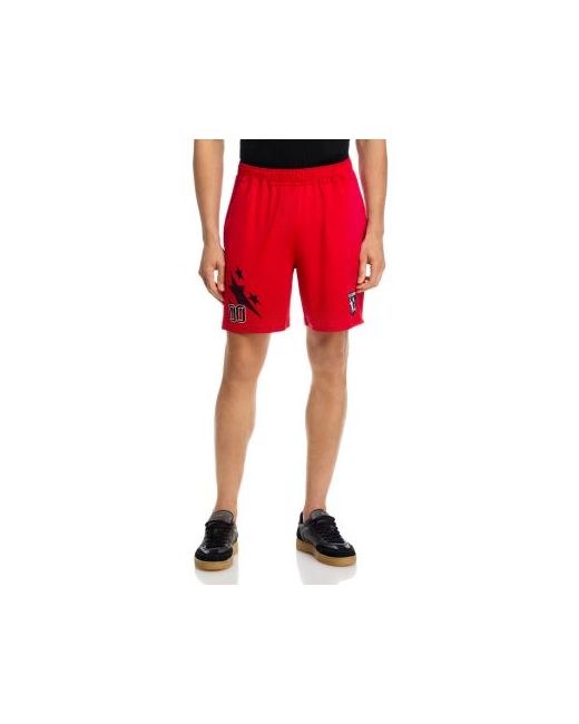 Rag & Bone Men's Red Miramar 7.3 Soccer Shorts