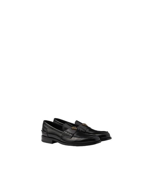 Prada Men's Black Brushed Loafers