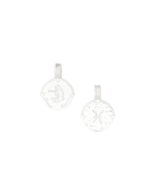 Deux Lions Jewelry Women's Silver Zodiac Necklace