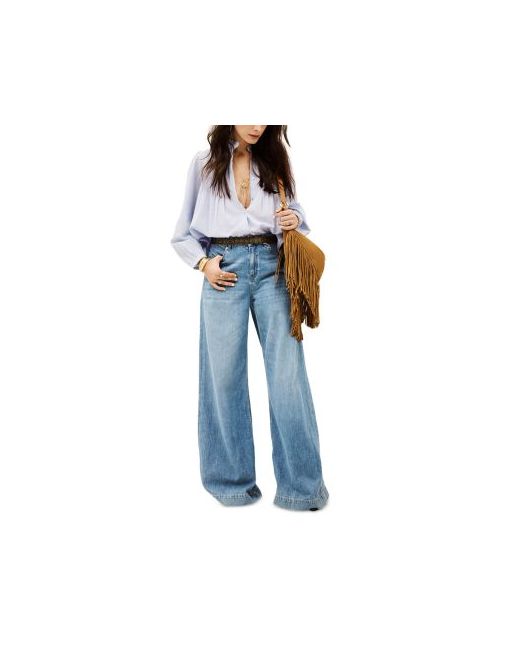 Ba & Sh Women's Blue Jaky Blouse