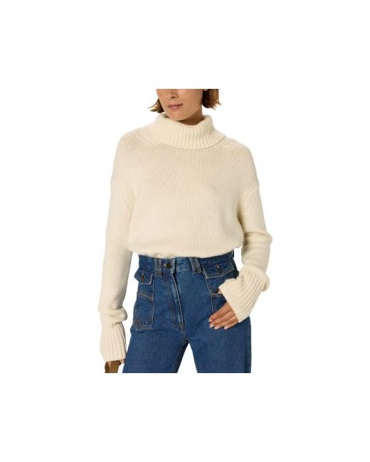 Gerard Darel Edana Cashmere Sweater Da Women Di Colore Bianco