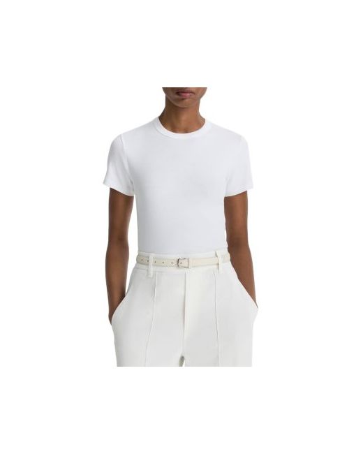 Vince Shrunken 90s Tee Da Women Di Colore Bianco