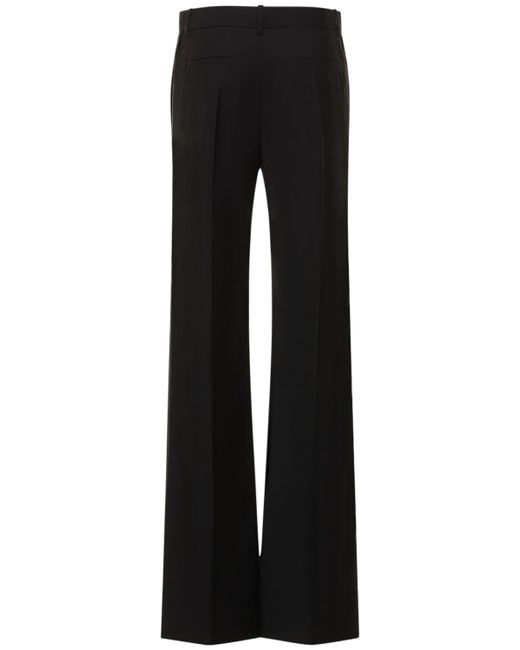 Givenchy flared wool-mohair trousers - Black