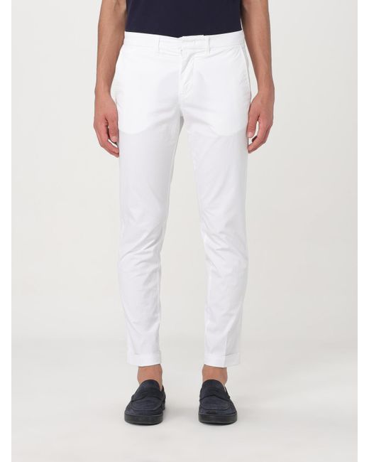 Fay Pants Da Men Di Colore Bianco