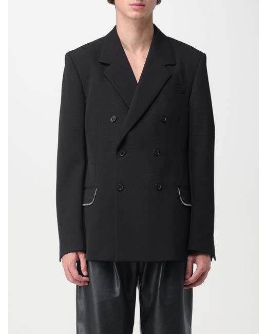 Off-White Blazer Da Men Di Colore Nero