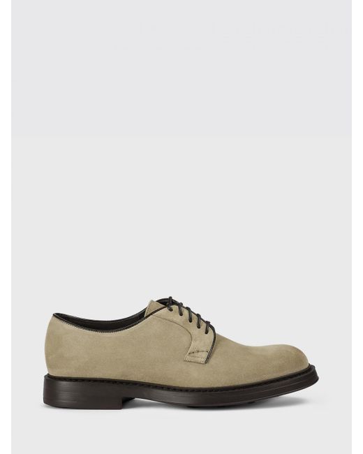 Doucal's Men's Beige Brogue Shoes