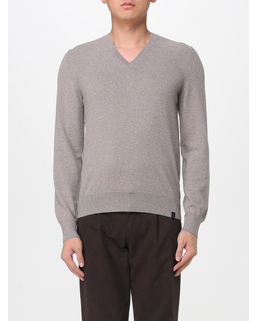 Fay Men's Brown Sweater