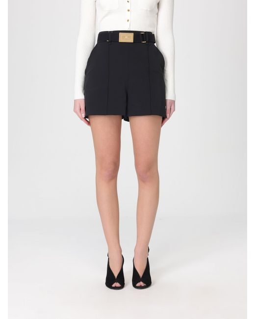 Elisabetta Franchi Shorts Da Women Di Colore Nero