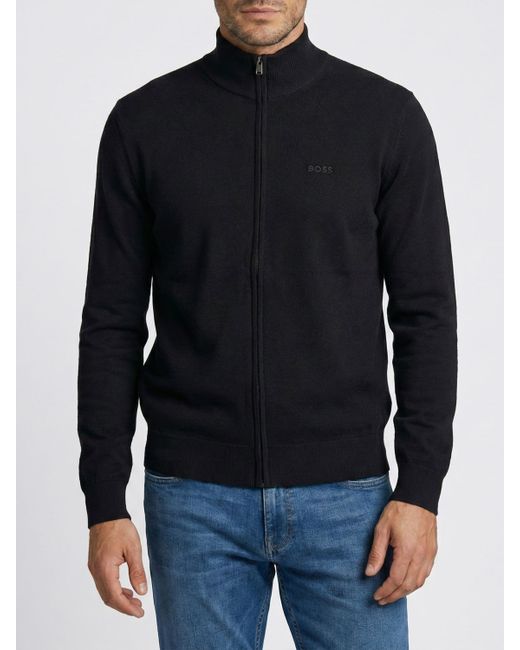 Boss Men's Black Sweater