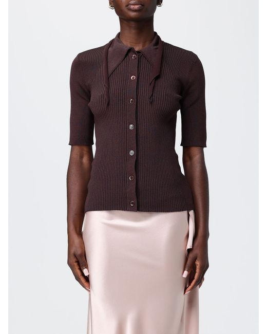 Pinko Polo Shirt Da Donna Di Colore Marrone