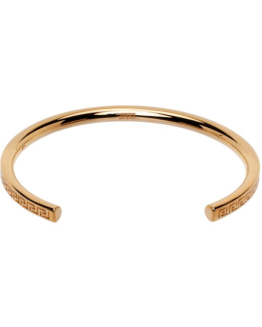 Bottega Veneta Silver & Gold Bolt Cuff Bracelet for Men