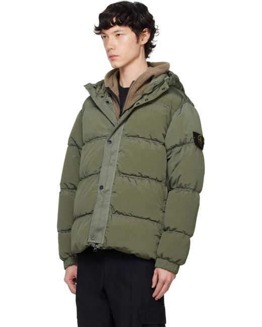 STONE ISLAND ジャケット XXL カーキ Puffer Stone Island Khaki