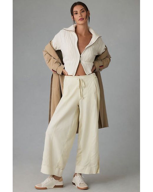 Daily Practice by Anthropologie + Utility Wide-Leg Pants