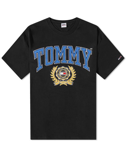 Tommy Jeans Skater College T-Shirt in END. Clothing in Black | Stylemi