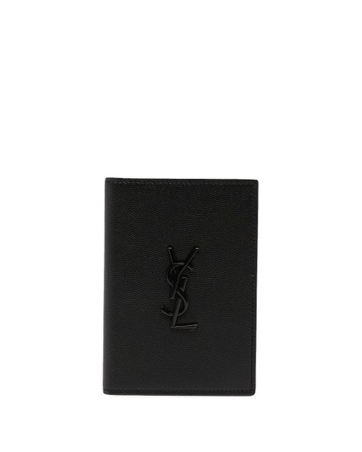 Saint Laurent Monogram Print Leather Wallet - Farfetch