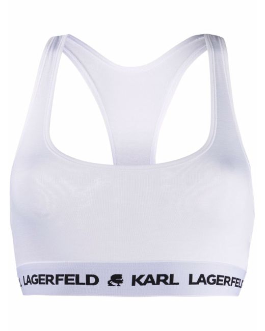 Karl Lagerfeld Ikonik peephole-detail Bra - Farfetch