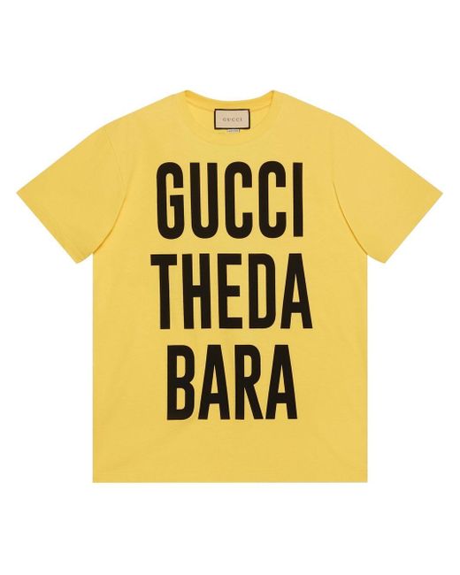 Gucci Logo Print Cotton T-shirt - Farfetch
