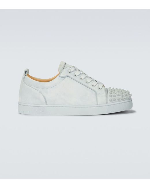 Christian Louboutin 'Junior Spikes' Orlato Sneakers White