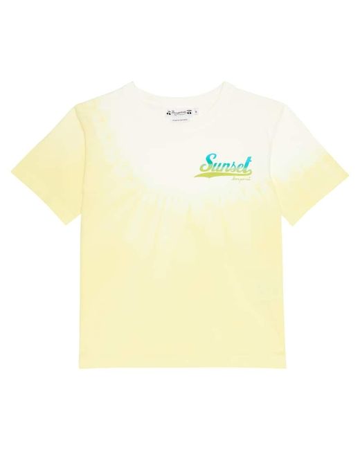 Bonpoint Cian printed cotton jersey T-shirt in Yellow | Stylemi