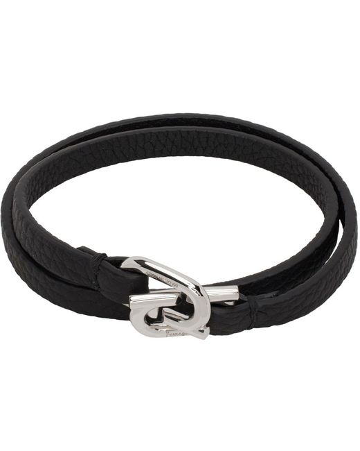 18kt Double Wrap Leather Bracelet - 18519