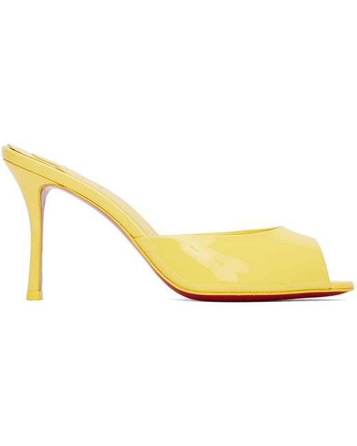 Christian Louboutin Dolly Patent Red Sole Pumps In Piou Piou