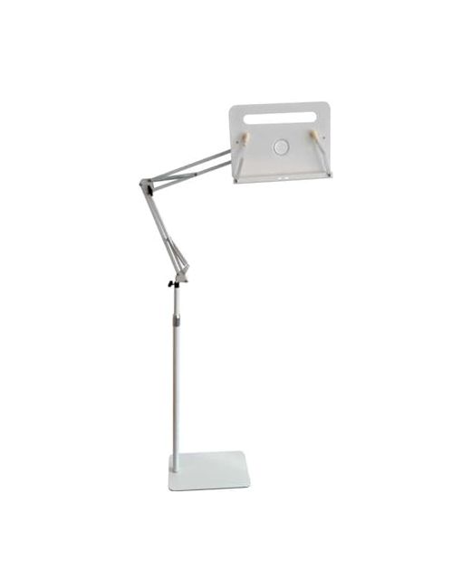 Generic  White Adjustable Floor-Standing Reading Stand With Extendable Music Rack For Home And Office Use
