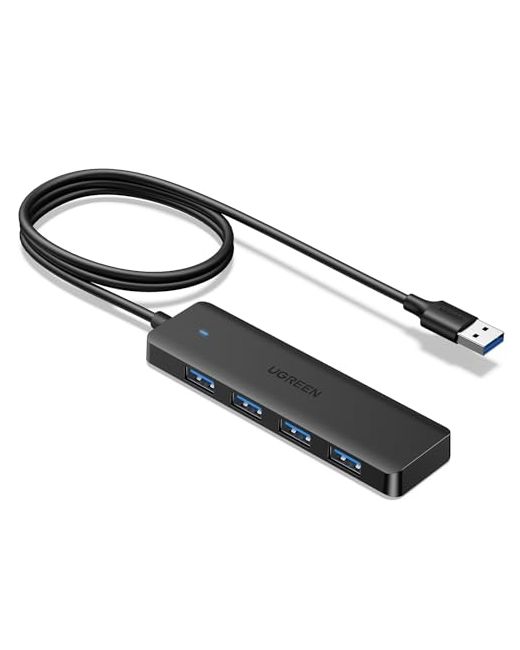 Ugreen Usb 3.0 Hub 4 Ports A Splitter Ultra-Slim Expander For Mouse Keyboard Flash Drive U Disk Printer Compatible With Laptop Desktop Pc Xbox Ps5 And More 3.3ft 100cm