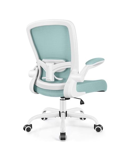 Felixking Office Chair Ergonomic Desk Breathable Mesh With Adjustable High Back Lumbar Support Flip-Up Armrests Executive Rolling Swivel Comfy Task Computer For Home Offi
