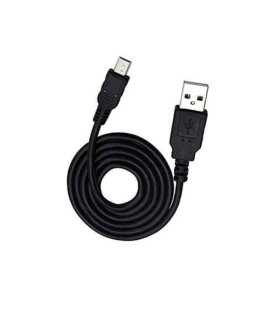 Itechcover  Black Usb Cable Charging Cord/Charger Power Lead Wire Compatible With Navman Mio M450 M448 M420 M400 Sat Nav 1m 3.3ft