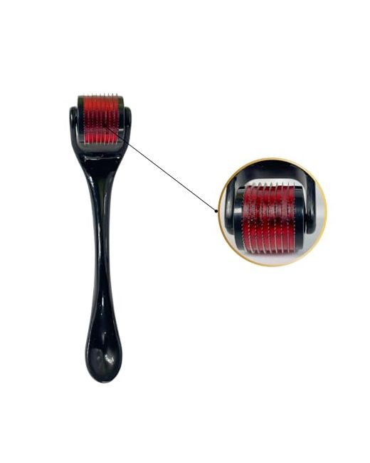 Kashmir Accessories Ltd  Black Derma Roller For Face And Skin Care 540 Titanium Needles 1mm 4017