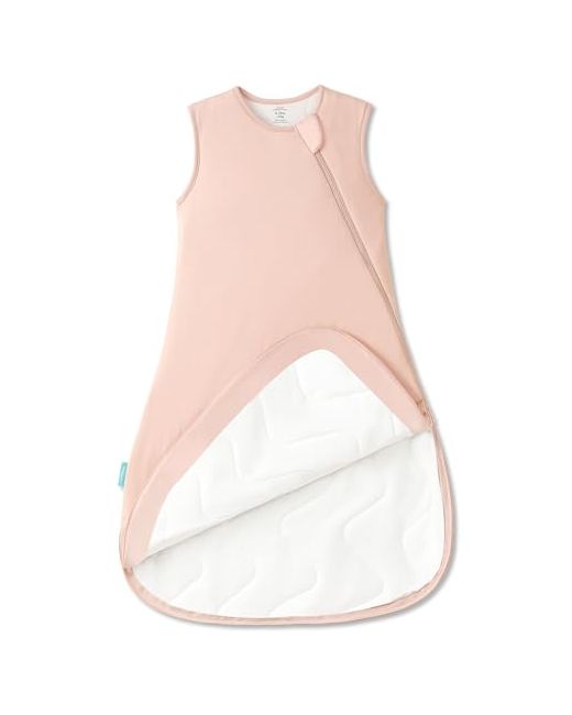 Purcomfy   Supersoft Sleep Sack 1.0 Tog Premium Bamboo Viscose Baby Sleeping Bag 2-Way Zipper Wearable Blanket Blush 15-24 Months