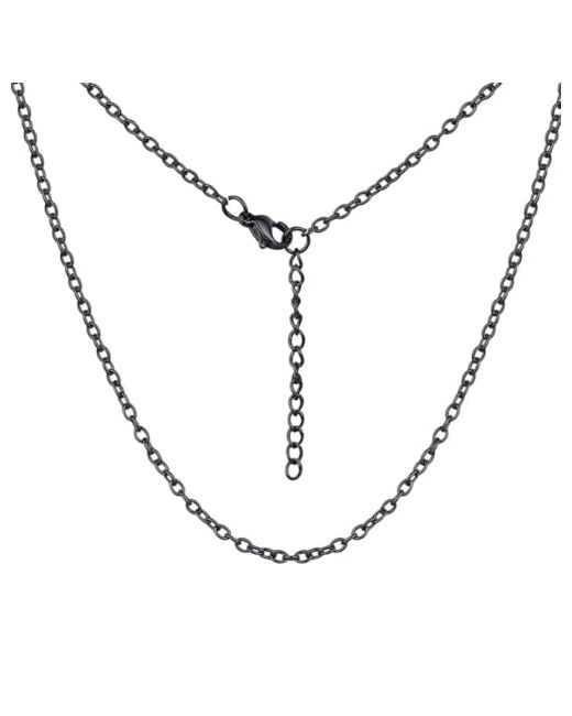 Chainshouse  Pink Thin Rolo Chain Necklaces For Women Men 1.4mm/2mm Cable Chains With 5cm Extender Stainless Steel/Black/14k Gold/Rose Gold Plated Sturdy Womens 16-30 Inc