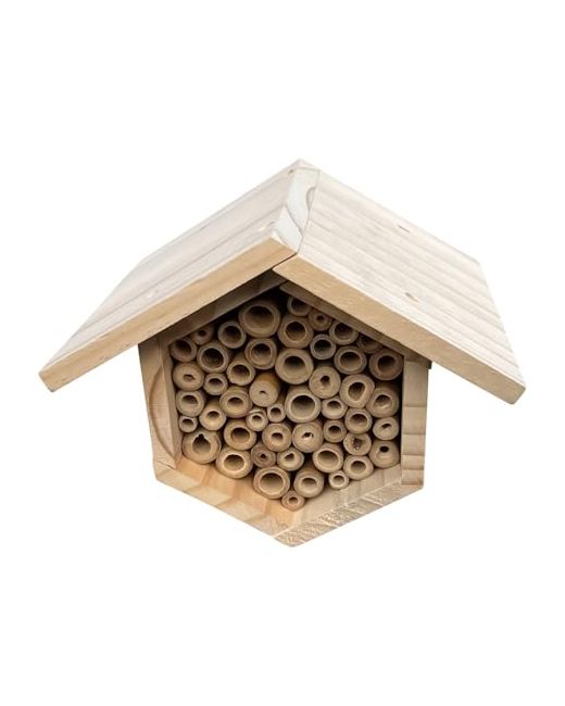 Generic   Honey Bee Hive Hexagonal Beehive With Tubes Nesting Houses Gardenfor Yards Porches Lawn Outdoor Indoor Courtyards Balconies Terraces Fences Tree Trunks