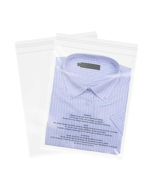 Imailer   8 X 10 1000 Count Self Seal Clear Poly Bags With Suffocation Warning For Packaging Shipping Clothing Shirts Fba Resealable Adhesive Pack