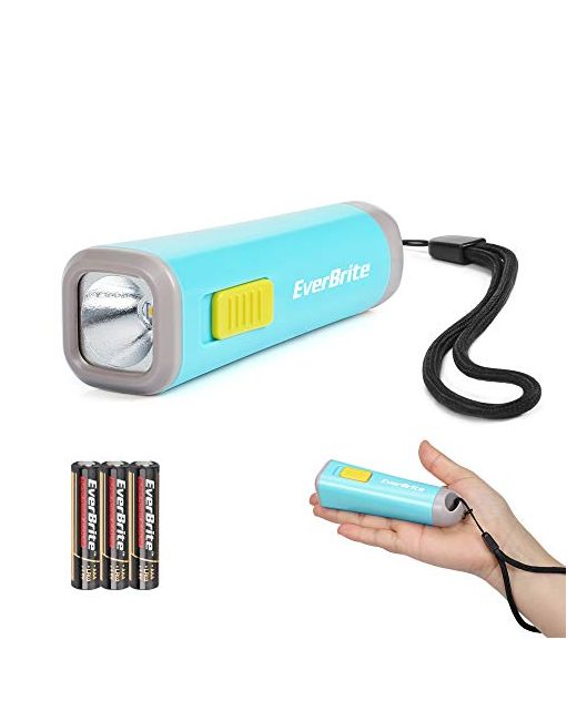 Greatstar Tools  Green Everbrite Kids Flashlight Mini Led Plastic Torch Use For Emergencies Camping Outdoor With Lanyard 3aaa Battery Included