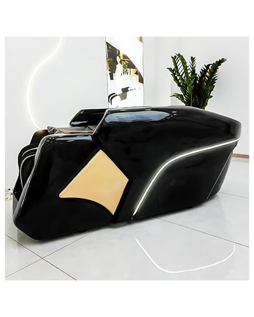 Generic  Black Salon Spa Massage Bed With Light Water Cycle Includes Fumigation Smart Head Equipment Luxury Beauty Table Design