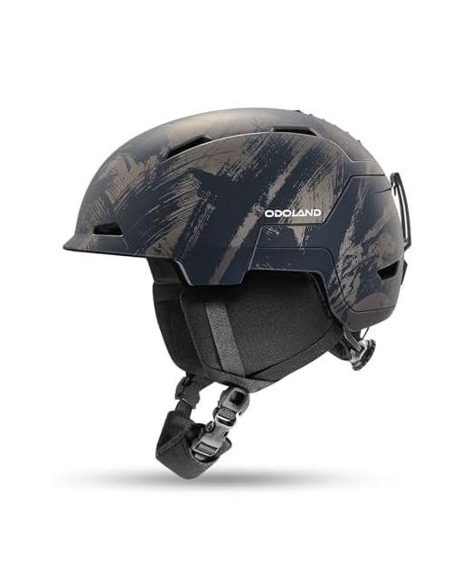 Odoland_Un   Odoland Ski Snowboard Helmet For Adults Youth Snow Men Women Adjustable Dial Fit Safety Certified Goggles Compatible Protection Skiing Snowboarding Snowsports Rock