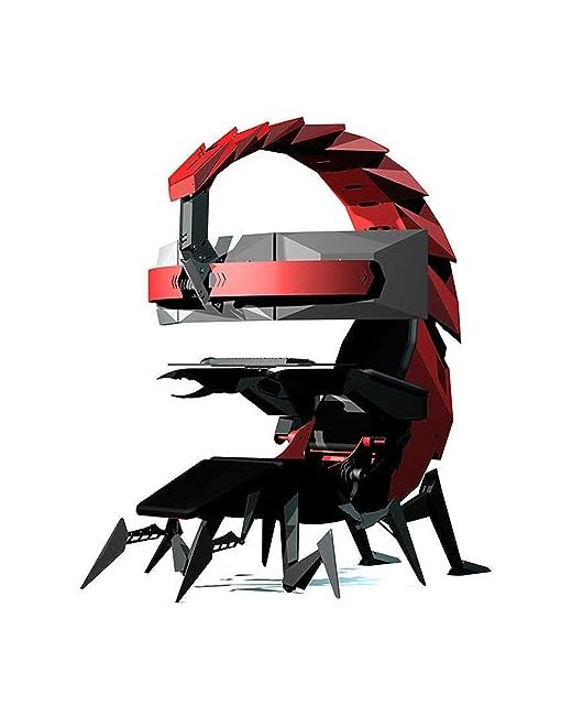 Generic  Red Gaming Chair Adjustable Swivel Bionic Ergonomic E-Sports With Led Support For Enhanced Comfort And Experience