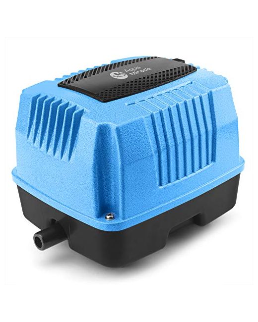 Aquamiracle Linear Air Pump Ap-40/Ap-60/Ap-80/Ap-160 For Pond Aeration Septic Hydroponic 635/950/1350/2550gph Waste Treatment Aquarium Fish Farm Seafood Restaurant 1350gph85lpm