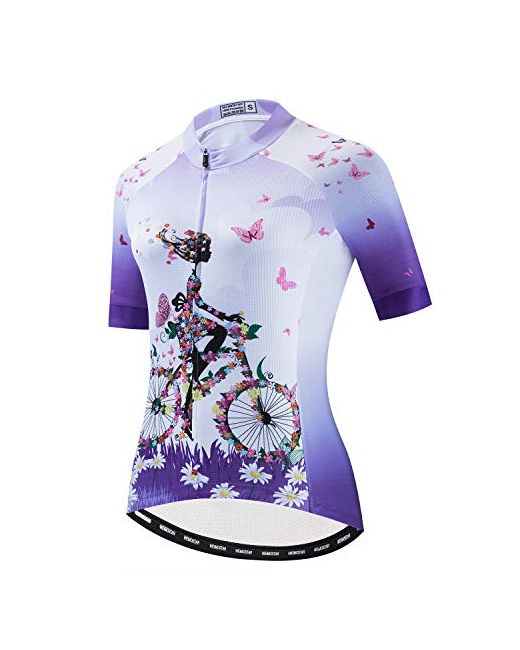 Weimostar Womens Cycling Jersey Bike Shirts Short Sleeve Ladies Bicycle Clothing Mtb Cycle Jacket Small Cf2298