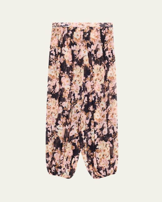 Cara Cara Jenna Printed Silk Harem Pants Da Women