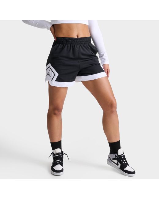 Jordan Sport 4 Diamond Basketball Shorts Black Da Women Di Colore Bianco