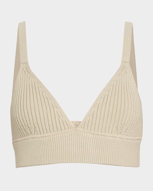 Michael Kors Collection V-Neck Cashmere Bra Da Women
