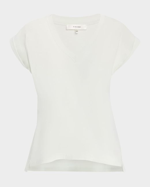 Frame Women's  Easy V-Neck Tee