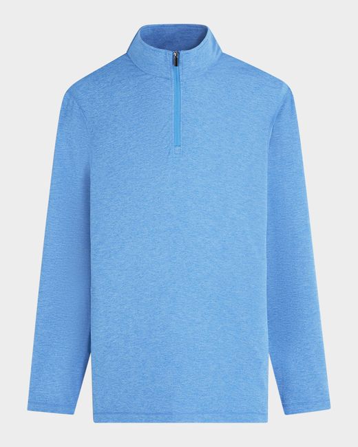 Bugatchi Aposs Uv50 Performance Quarter-Zip Sweater Da Men