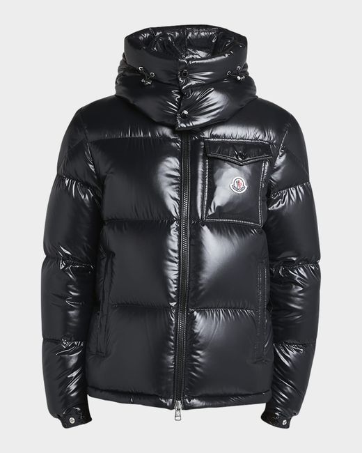 Moncler Men's Black Montbeliard Short Down Jacket