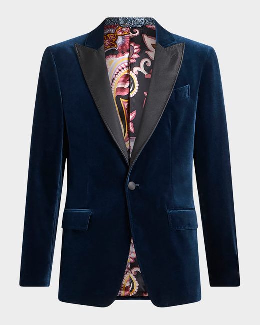 Etro   Men Aposs Velvet Evening Jacket